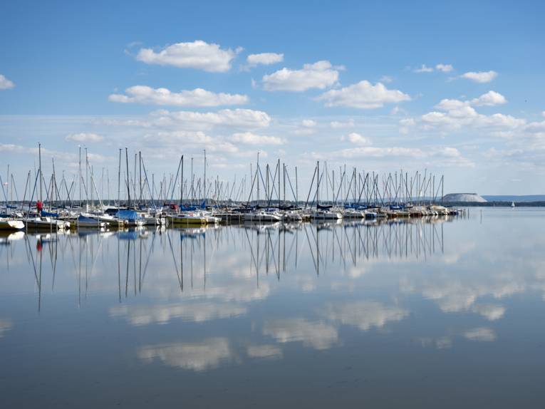 Boote auf dem Steinhuder Meer